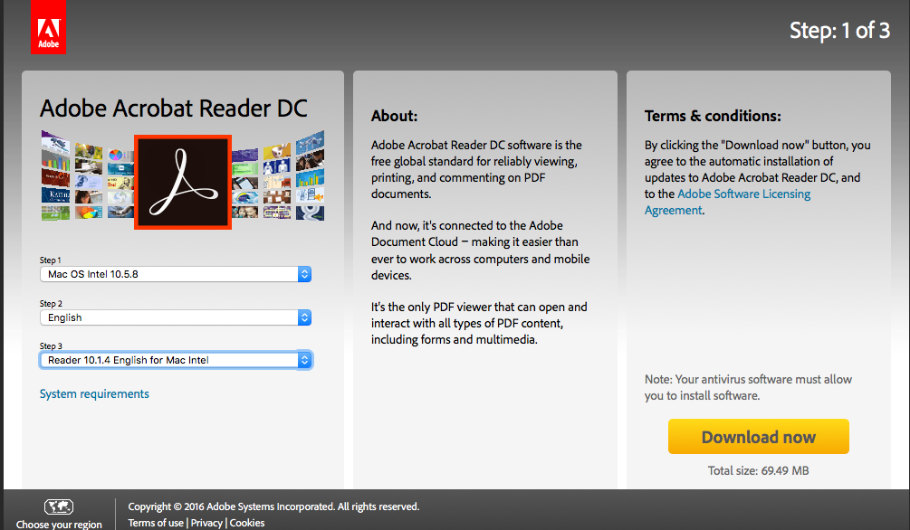 Adobe reader for mac 10.13.6